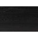 Baxton Studio Flora Mid-Century Modern Black Finished Wood Dining Table WHI-Flora-Black-DT