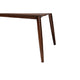 Baxton Studio Flora Mid-Century Modern Walnut Brown Finished Wood Dining Table WHI-Flora-Walnut-Crown-Cut-Veneer-DT