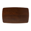 Baxton Studio Flora Mid-Century Modern Walnut Brown Finished Wood Dining Table WHI-Flora-Walnut-Crown-Cut-Veneer-DT