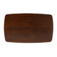 Baxton Studio Flora Mid-Century Modern Walnut Brown Finished Wood Dining Table WHI-Flora-Walnut-Crown-Cut-Veneer-DT