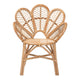 bali & pari Eliava Modern Bohemian Natural Rattan Flower Accent Chair WHI-Flower-Natural-AC