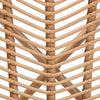 bali & pari Eliava Modern Bohemian Natural Rattan Flower Accent Chair WHI-Flower-Natural-AC