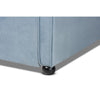 Baxton Studio Freda Traditional and Transitional Light Blue Velvet Fabric Upholstered and Button Tufted Twin Size Daybed with Trundle