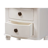 Baxton Studio Audrey Country Cottage Farmhouse White Finished 2-Drawer Nightstand WHI-GLA5-White-NS