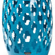 Baxton Studio Branson Modern and Contemporary Blue Finished Metal Outdoor Side Table
