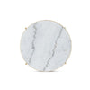 Baxton Studio Maddock Modern and Contemporary Gold Finished Metal End Table with Marble Tabletop WHI-H01-102776-Metal-Marble-Side-Table