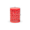 Baxton Studio Jamila Modern and Contemporary Red Finished metal Outdoor Side Table