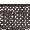 Baxton Studio Laraine Modern and Contemporary Brown Metal Outdoor Console Table WHI-H01-99057A-Metal-Console-Table