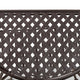Baxton Studio Laraine Modern and Contemporary Brown Metal Outdoor Console Table WHI-H01-99057A-Metal-Console-Table