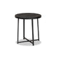 Baxton Studio Sadiya Modern Industrial Black Finished Metal Outdoor Side Table WHI-H01-99169-Metal-Small-Side-Table