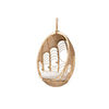 bali & pari Umika Modern Bohemian Natural Brown Rattan Hanging Chair WHI-HC001-Rattan-Hanging-Chair