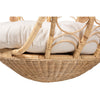 bali & pari Umika Modern Bohemian Natural Brown Rattan Hanging Chair WHI-HC001-Rattan-Hanging-Chair