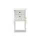 Baxton Studio Sophia Classic and Traditional French White Finished Wood 2-Drawer End Table WHI-HL7A-A110-2-DW-ET