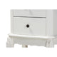 Baxton Studio Sophia Classic and Traditional French White Finished Wood 2-Drawer End Table WHI-HL7A-A110-2-DW-ET
