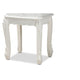 Baxton Studio Sophia Classic and Traditional French White Finished Wood 2-Drawer End Table WHI-HL7A-A110-2-DW-ET