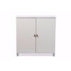 Baxton Studio Marcy Modern and Contemporary White Wood Entryway Handbags or School Bags Storage Sideboard Cabinet WHI-HS-001-White