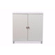 Baxton Studio Marcy Modern and Contemporary White Wood Entryway Handbags or School Bags Storage Sideboard Cabinet WHI-HS-001-White