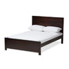Baxton Studio Catalina Modern Classic Mission Style Dark Brown-Finished Wood Full Platform Bed