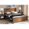 Baxton Studio Catalina Modern Classic Mission Style Brown-Finished Wood Full Platform Bed