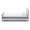Baxton Studio Nereida Modern Classic Mission Style White and Grey-Finished Wood Twin Platform Bed WHI-HT1703-White-Grey-Twin-TRDL