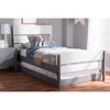 Baxton Studio Nereida Modern Classic Mission Style White and Grey-Finished Wood Twin Platform Bed WHI-HT1703-White-Grey-Twin-TRDL