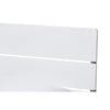 Baxton Studio Nereida Modern Classic Mission Style White and Grey-Finished Wood Twin Platform Bed