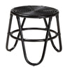 bali & pari Pertessa Modern Bohemian Black Finished Rattan End Table WHI-Harper-Black-Rattan-ET