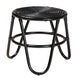 bali & pari Pertessa Modern Bohemian Black Finished Rattan End Table WHI-Harper-Black-Rattan-ET