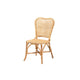 bali & pari Irene Modern Bohemian Natural Rattan Dining Chair WHI-Irene-Rattan-DC