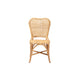 bali & pari Irene Modern Bohemian Natural Rattan Dining Chair WHI-Irene-Rattan-DC