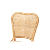 bali & pari Irene Modern Bohemian Natural Rattan Dining Chair WHI-Irene-Rattan-DC