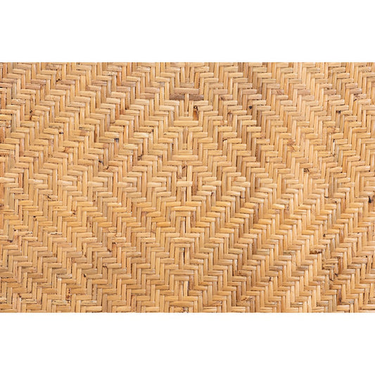 bali & pari Irene Modern Bohemian Natural Rattan Dining Chair