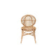 bali & pari Iris Modern Bohemian Natural Brown Rattan Dining Chair WHI-Iris-Rattan-DC