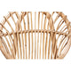 bali & pari Iris Modern Bohemian Natural Brown Rattan Dining Chair WHI-Iris-Rattan-DC