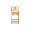 bali & pari Ivora Modern Bohemian Natural Brown Rattan Counter Stool WHI-Ivora-Rattan-CS