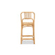 bali & pari Ivora Modern Bohemian Natural Brown Rattan Counter Stool WHI-Ivora-Rattan-CS