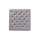 Baxton Studio Kelly Modern and Rustic Grey Linen Fabric Upholstered and Greywashed Wood Cocktail Ottoman