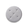 Baxton Studio Vinet Modern and Contemporary Light Gray Fabric Upholstered Natural Wood Cocktail Ottoman