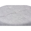 Baxton Studio Vinet Modern and Contemporary Light Gray Fabric Upholstered Natural Wood Cocktail Ottoman