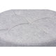 Baxton Studio Vinet Modern and Contemporary Light Gray Fabric Upholstered Natural Wood Cocktail Ottoman