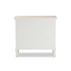 Baxton Studio Amalie Antique French Country Cottage Two-Tone White and Oak Finished 4-Drawer Accent Storage Cabinet
