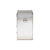 Baxton Studio Serge French Industrial Silver Metal 2-Drawer Accent Storage Cabinet WHI-JY17B165-Silver-Cabinet