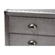 Baxton Studio Davet French Industrial Silver Metal 5-Drawer Accent Storage Cabinet WHI-JY17B167-Silver-Cabinet
