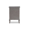 Baxton Studio Capucine Antique French Country Cottage Grey Finished Wood 3-Drawer End Table WHI-JY18A028-Grey-ET