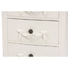 Baxton Studio Callen Classic and Traditional White Finished Wood 3-Drawer End Table WHI-JY18B018-White-3DW-ET