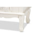 Baxton Studio Callen Classic and Traditional White Finished Wood 3-Drawer End Table WHI-JY18B018-White-3DW-ET