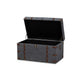 Baxton Studio Palma Modern and Contemporary Transitional Grey Fabric Upholstered Storage Trunk Ottoman WHI-JY20A10L-Grey-Trunk-Otto
