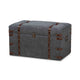 Baxton Studio Palma Modern and Contemporary Transitional Grey Fabric Upholstered Storage Trunk Ottoman WHI-JY20A10L-Grey-Trunk-Otto