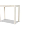 Baxton Studio Lambert Classic and Traditional White Finished Wood 2-Drawer Console Table WHI-JY20B082-White-Console
