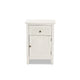Baxton Studio Lambert Classic and Traditional White Finished Wood 1-Drawer End Table WHI-JY20B083-White-ET